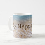 Turquoise Ocean Beach Koffiemok (Voorkant links)