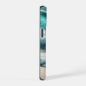 Turquoise Ocean Wave iPhone 15 Case (Rechterkant)