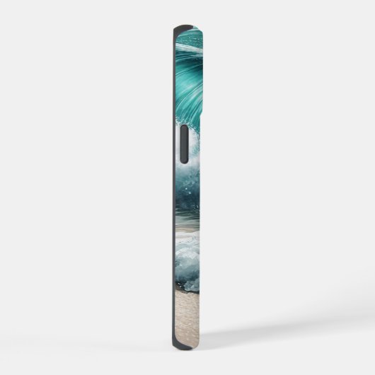 Turquoise Ocean Wave iPhone 15 Case (Rechterkant)