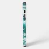 Turquoise Ocean Wave iPhone Hoesje (Linkerkant)