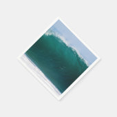 Turquoise Ocean Wave Paper Napkin Servet (Hoek)