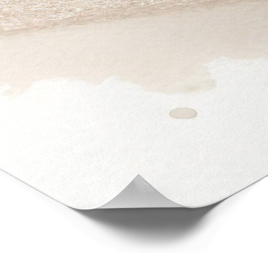 Turquoise Ocean Wave Poster (Hoek)