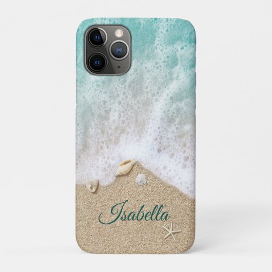 Turquoise Ocean Waves & Beach Sand Case-Mate iPhone Case (Achterkant)