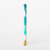 Turquoise Ocean Waves die de zand iPhone Cas raken Samsung Galaxy Hoesje (Rechterkant)