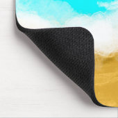 Turquoise Ocean Waves Hitting the Sand Muismat (Hoek)