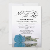 Turquoise of Sky Blue Roos we doen nog steeds gelo Kaart (Voorkant)