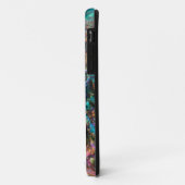 Turquoise Oil Slick Quartz Case-Mate iPhone Case (Achterkant/links)