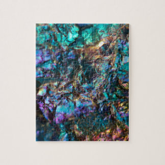 Turquoise Oil Slick Quartz Legpuzzel
