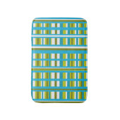 Turquoise, Olive & Lime Green Play Badmat (Voorkant Verticaal)