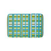 Turquoise, Olive & Lime Green Play Badmat (Voorkant)