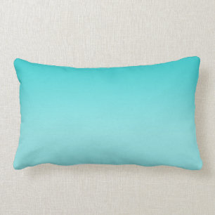 Turquoise Ombre Companion Nieuwe Art Nouveau Kussen