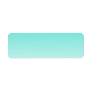 Turquoise Ombre Etiket