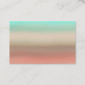 Turquoise Ombre Native Southwest Visitekaartjes (Voorkant)