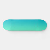 Turquoise Ombre Persoonlijk Skateboard (Horizontaal)
