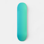 Turquoise Ombre Persoonlijk Skateboard (Voorkant)
