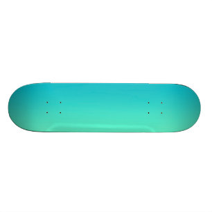 Turquoise Ombre Persoonlijk Skateboard