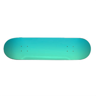 Turquoise Ombre Persoonlijk Skateboard