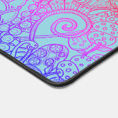 Turquoise Ombre regenboogvlinder Bureaumat (Hoek)