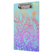 Turquoise Ombre regenboogvlinder Klembord (Links)