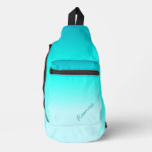 Turquoise Ombre Sling Bag (Voorkant)