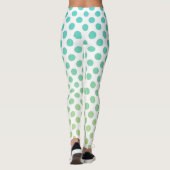 Turquoise Ombre Stippen Leggings (Achterkant)