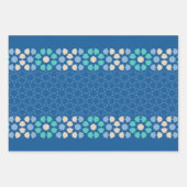 Turquoise Onrustloosheid Inpakpapier Vel (Voorkant 2)
