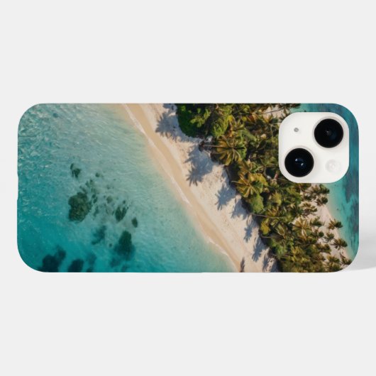 turquoise ontsnapping Case-Mate iPhone case (Achterkant (horizontaal))