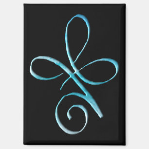 Turquoise Onvoorwaardelijke Liefde Magneet