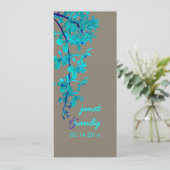 TURQUOISE ORCHIDEN/RENANTHERA/DIY-kleur Kaart (Staand voorkant)