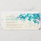 TURQUOISE ORCHIDEN/RENANTHERA/DIY-kleur Kaart (Achterkant)