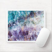 Turquoise & Paars kwarts Crystal Muismat (Met muis)