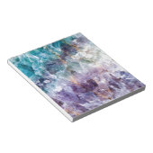 Turquoise & Paars kwarts Crystal Notitieblok (Schuin)