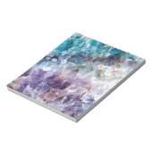 Turquoise & Paars kwarts Crystal Notitieblok (Linkerzijde)