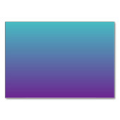 Turquoise Paarse Ombre Kaart (Achterkant)