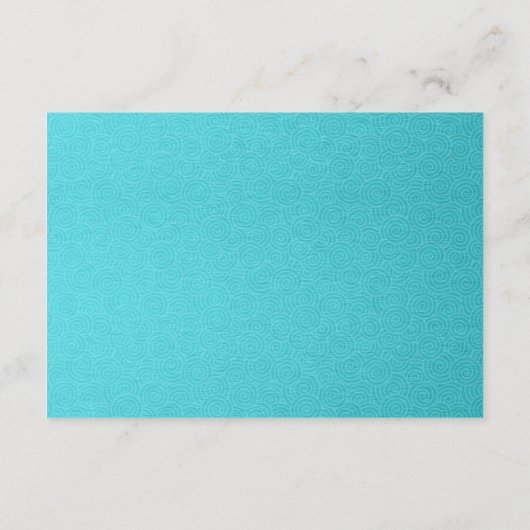 Turquoise Paarse sneeuwvlok Winter bruiloft RSVP (Achterkant)