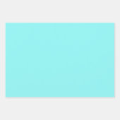Turquoise paisley inpakpapier vel (Voorkant 3)