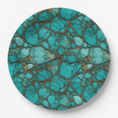 Turquoise Papieren Bordje (Voorkant)
