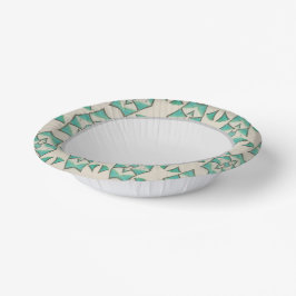 Turquoise Papieren Kommen