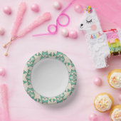 Turquoise Papieren Kommen (Feest)