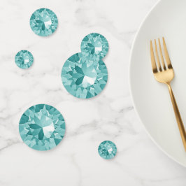 Turquoise Pareltjes Confetti