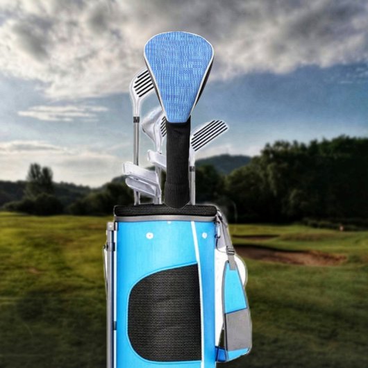 Turquoise Pareltjes Golfheadcover