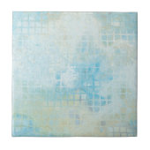 Turquoise Pastel Geometric Bathroom Tegel Tegeltje (Voorkant)