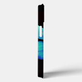 Turquoise Pastel Rainbow Roos iPad Mini hoesje (Achterkant / Rechts)