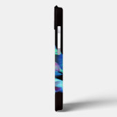Turquoise Pastel Regenboog Roos iPad hoes (Achterkant / Links)