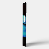 Turquoise Pastel Regenboog Roos iPad hoes (Achterkant / Rechts)