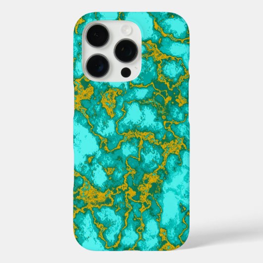 Turquoise Patroon Case-Mate iPhone Case (Achterkant)