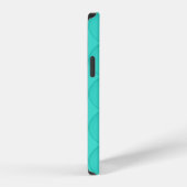 Turquoise Patroon iPhone Hoesje (Rechterkant)