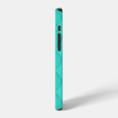 Turquoise Patroon iPhone Hoesje (Linkerkant)