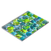Turquoise-patroon Notitieboek (Linkerzijde)