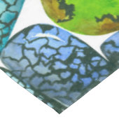 Turquoise-patroon Tafelkleed (Gekanteld)